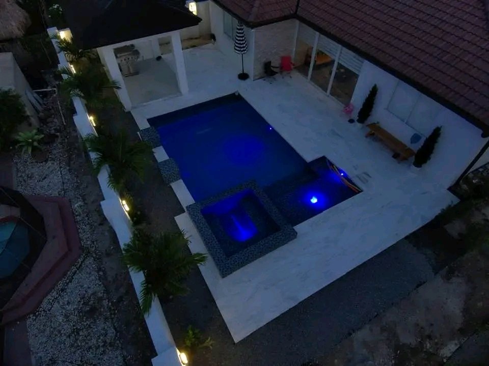 Aerial Pool View